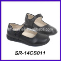 black school shoes flat children shoes girl school child shoe